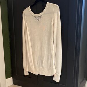 lululemon athletica White Long Sleeve Top